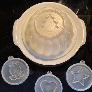 Vintage Tupperware Jel-N-Serve Set